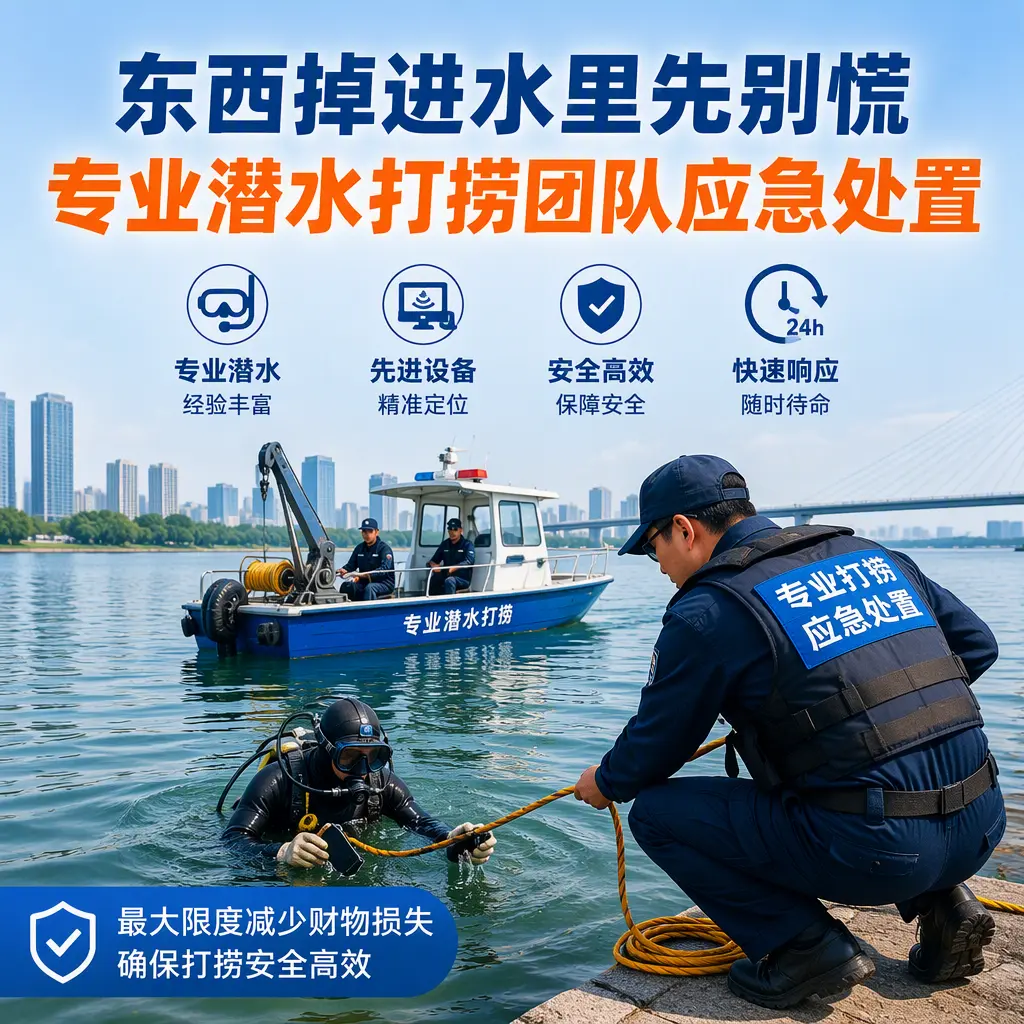 施秉东西掉进水里先别慌，专业潜水打捞团队应急处置